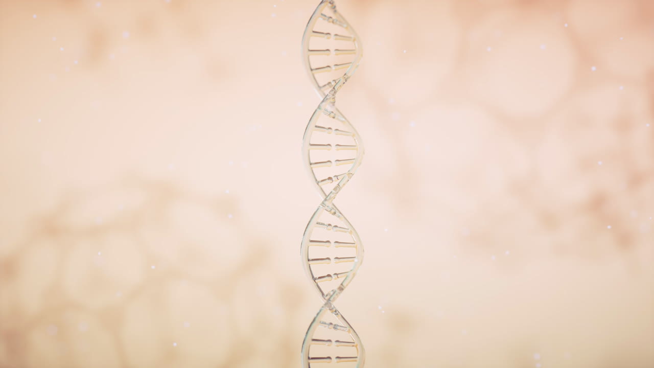 estructura de doble hélice del adn: representación en 3d