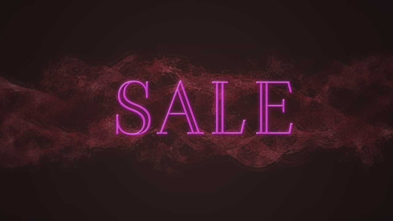 animación del espacio digital con humo y venta