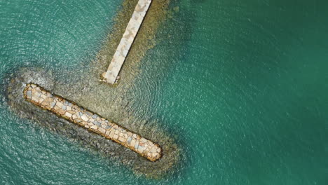 Aerial View of Pier and Breakwater
