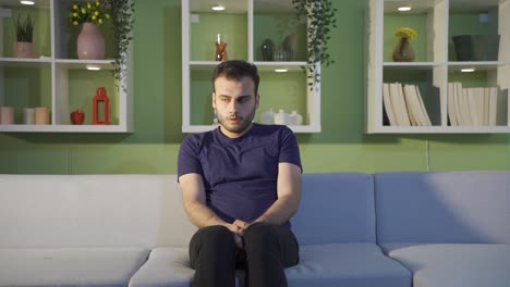 a paranoid and schizophrenic man.