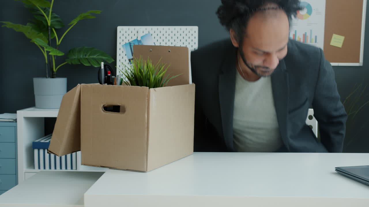 Employee Leaving the Office