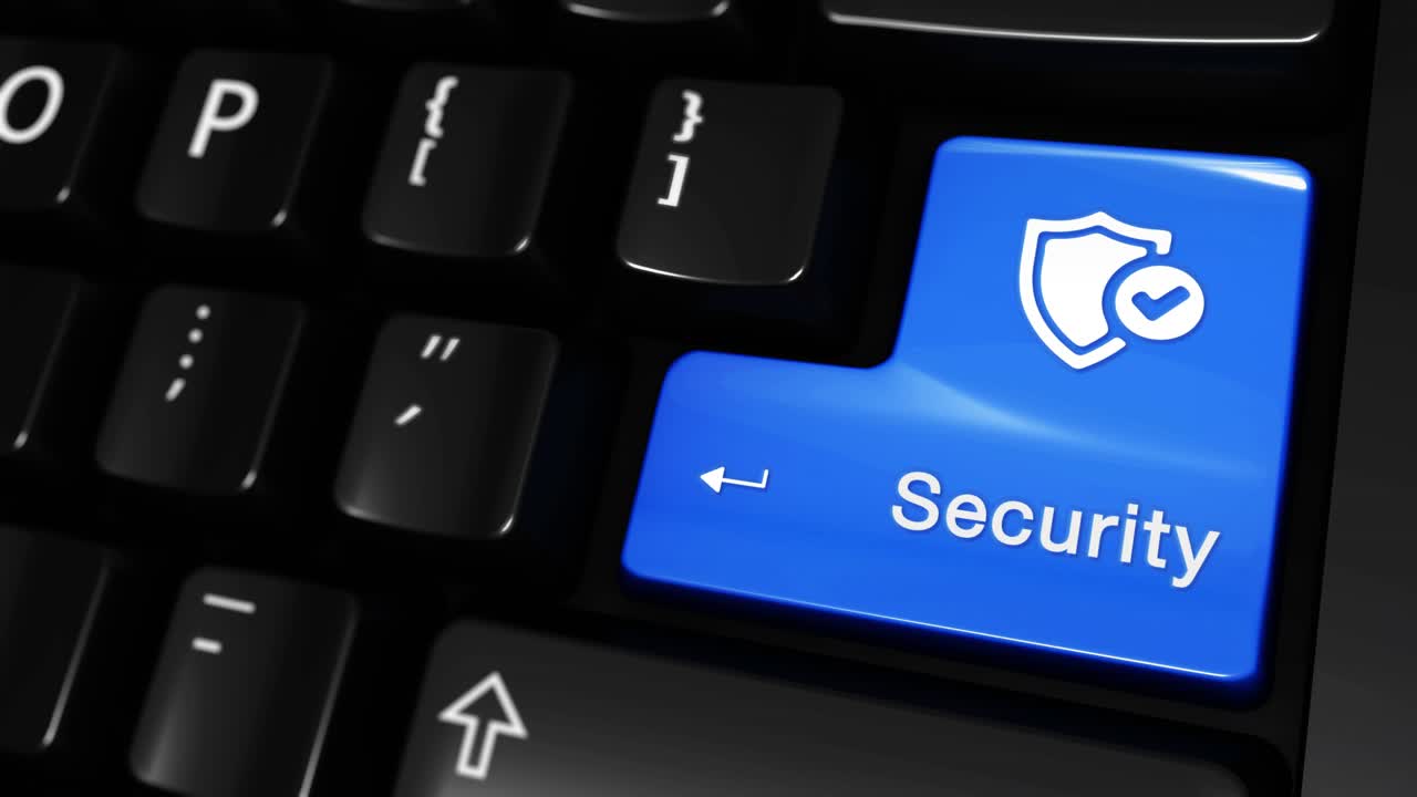 Computer Keyboard Security Button