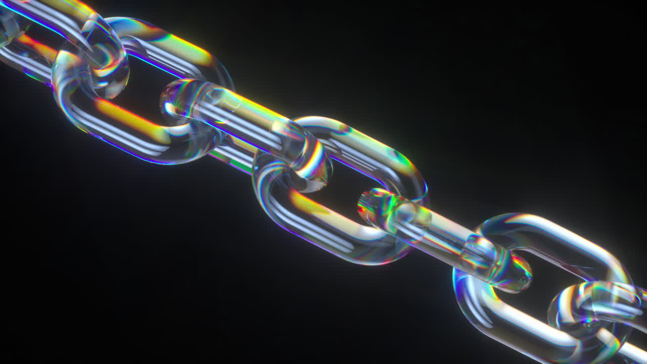 부러진 이리데센트 체인