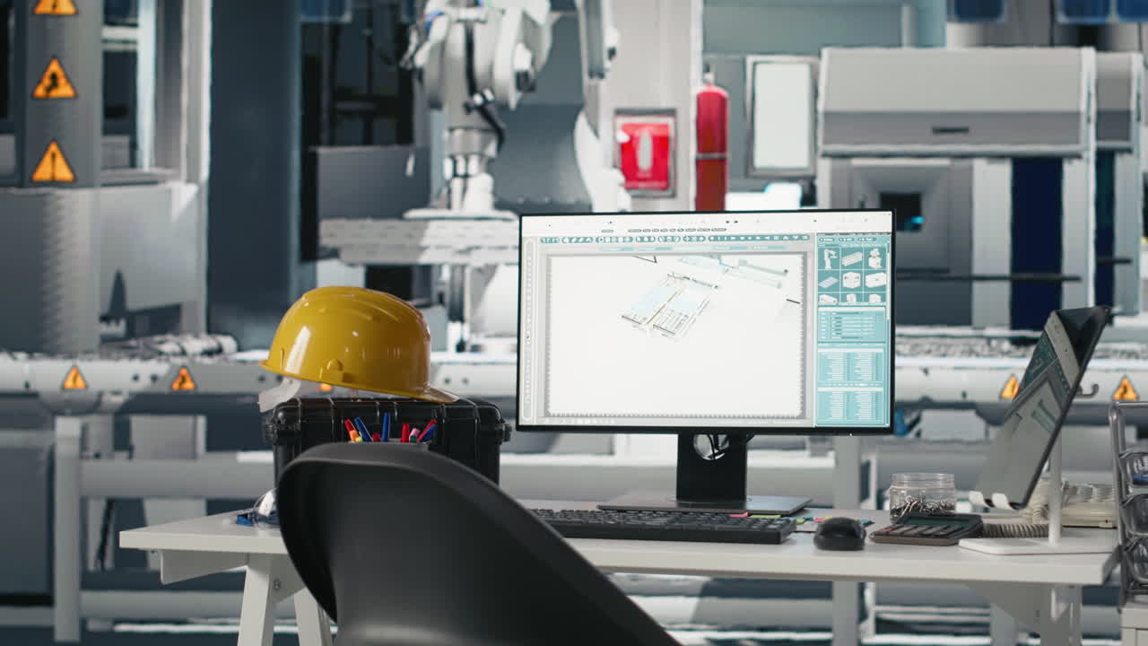 Robotic Arm and Computer Workstation