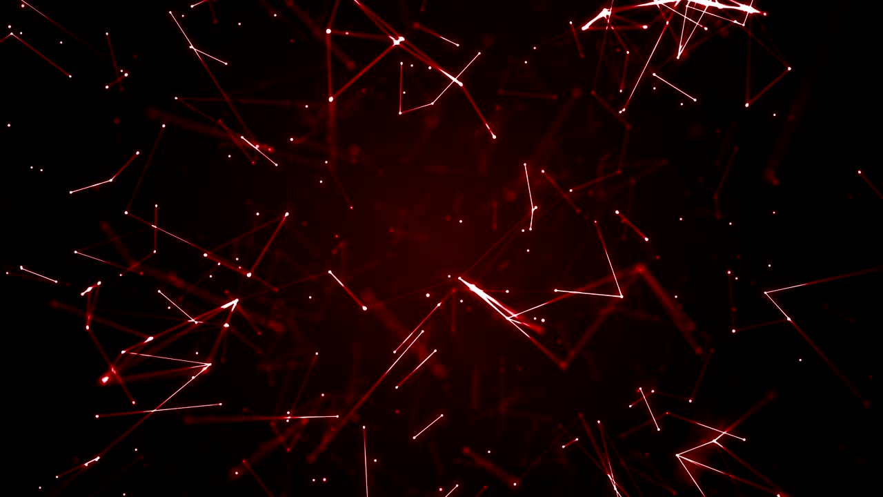 plexus abstracto de red títulos de tecnología ciencia de fondo bucle