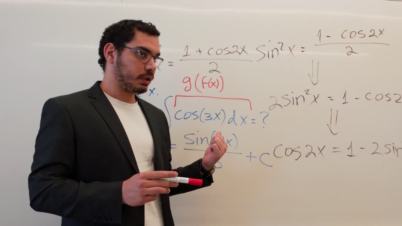 Dedicated Instructor Explaining Calculus Steps