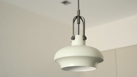 white pendant light