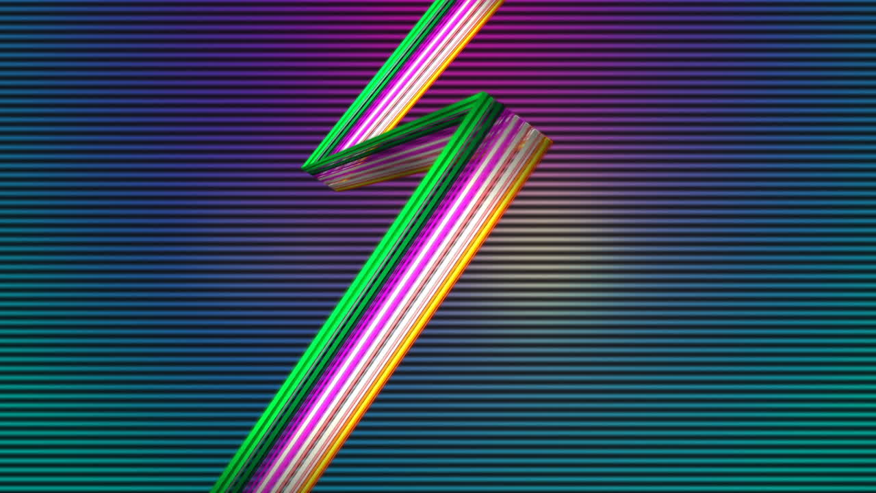 Eleganti linee colorate su sfondo a righe