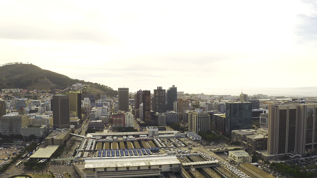 el paisaje de la ciudad de ciudad del cabo desde arriba