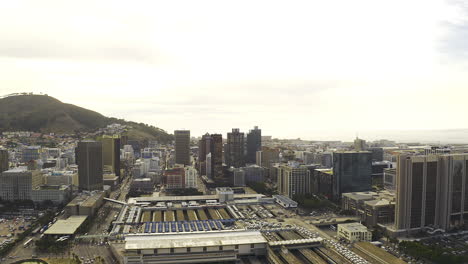 cape town cityscape from above