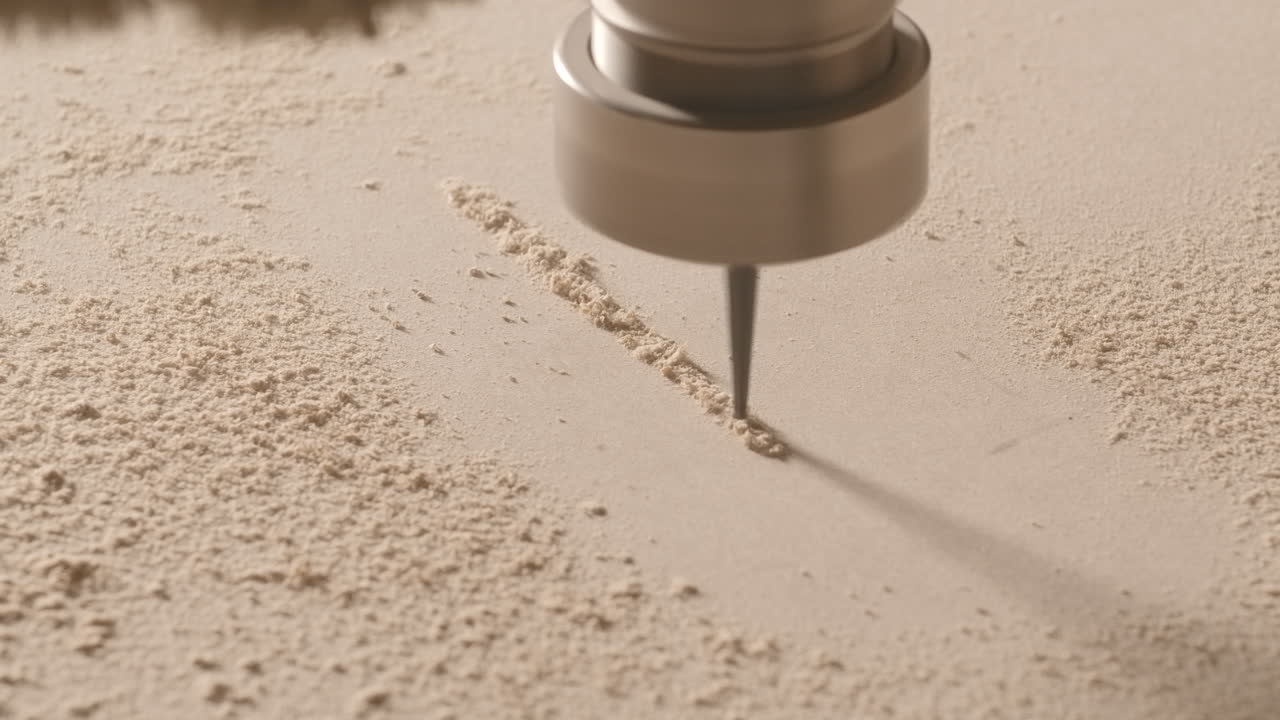 cnc 라우터 조각 과정