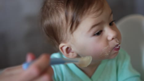 baby eating