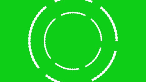 rotación del círculo división pop animación gráficos de movimiento