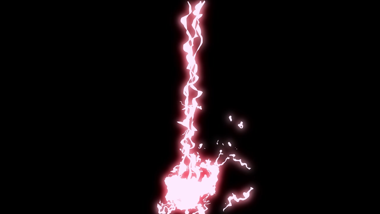 Animazione energia fulmini e tuoni grafica in movimento