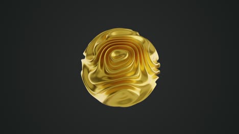 animation wavy abstract art 3d sphere