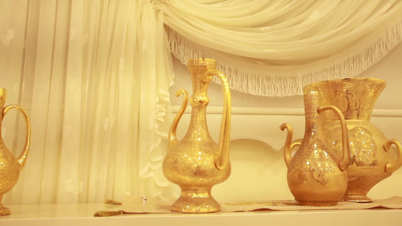 accesorios para el hogar étnicos oro