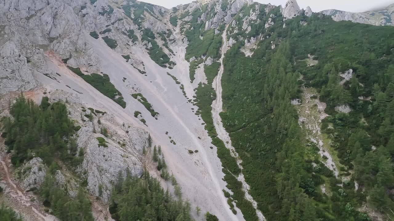 An aerial footage with a FPV drone