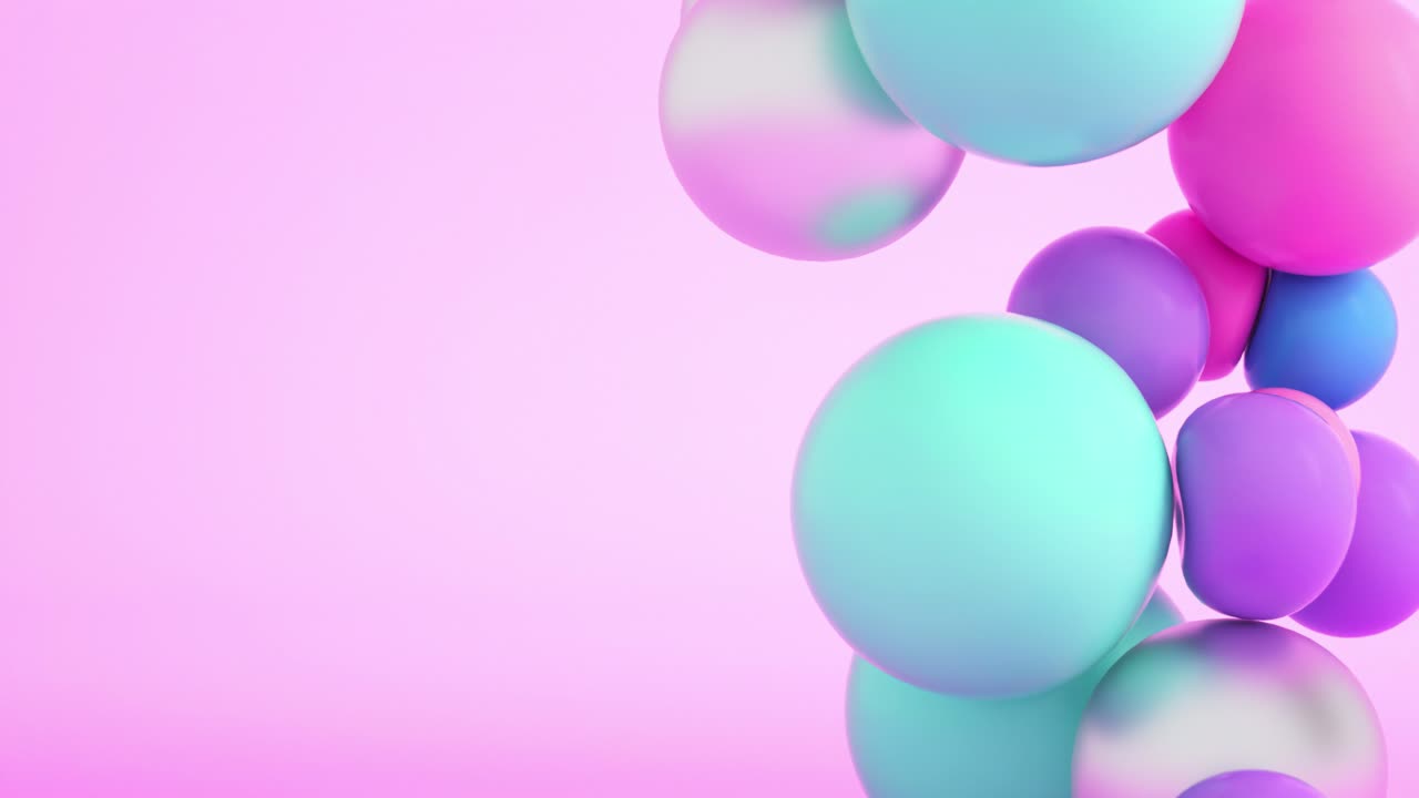 Abstract Colorful Spheres