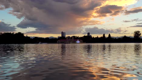 Sonnenuntergang-Im-Denver-City-Park