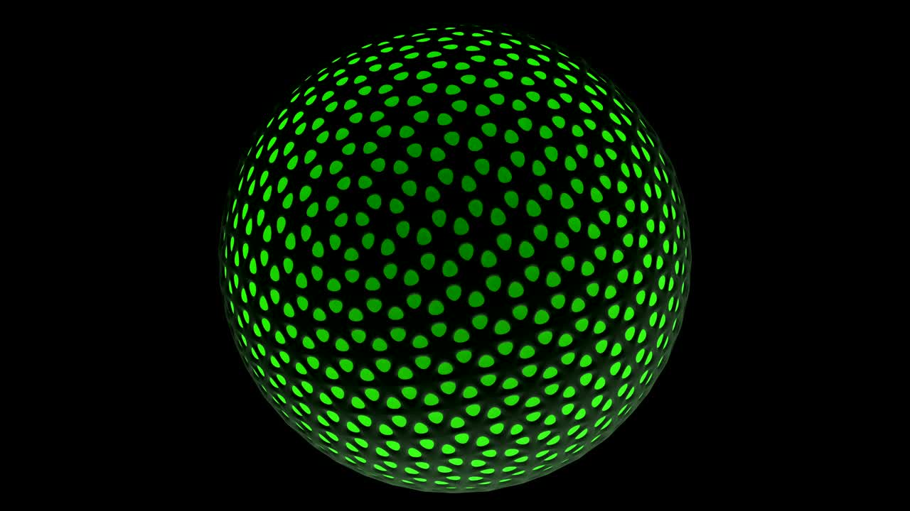 The ball. 4K resolution. Alpha channel.