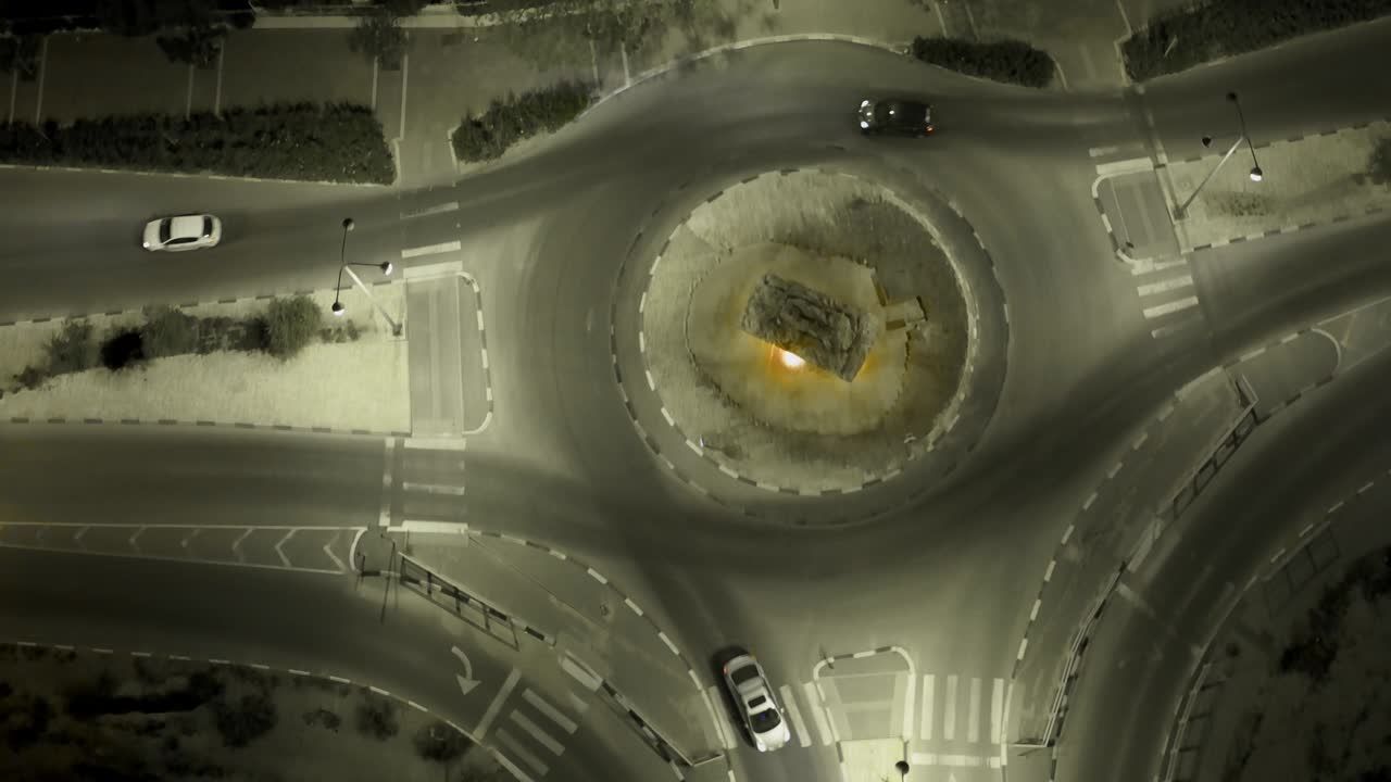 도시에서의 밤 - 공중