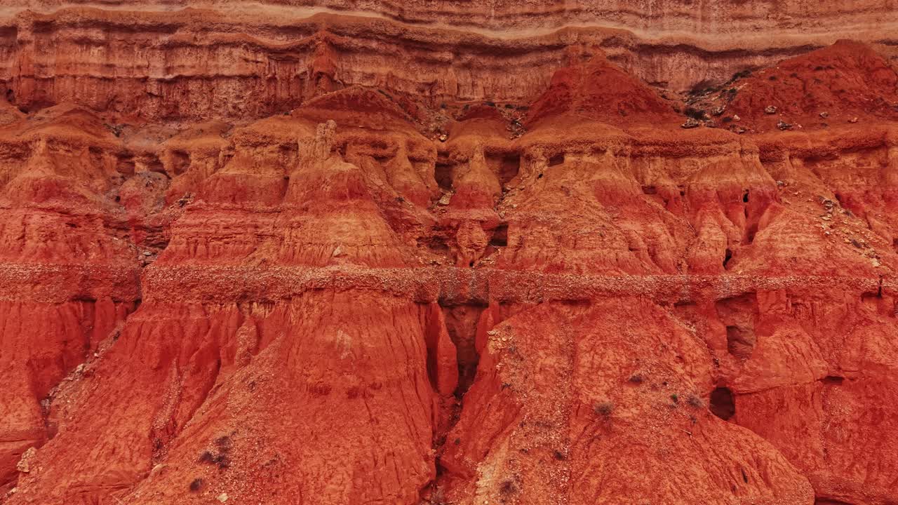 Red rock formations in Spain showcase nature's unique structures