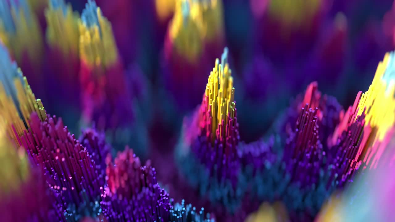 이동 스캐터 토포그래픽 풍경