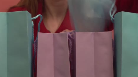 imágenes de stock de la mujer con las compras