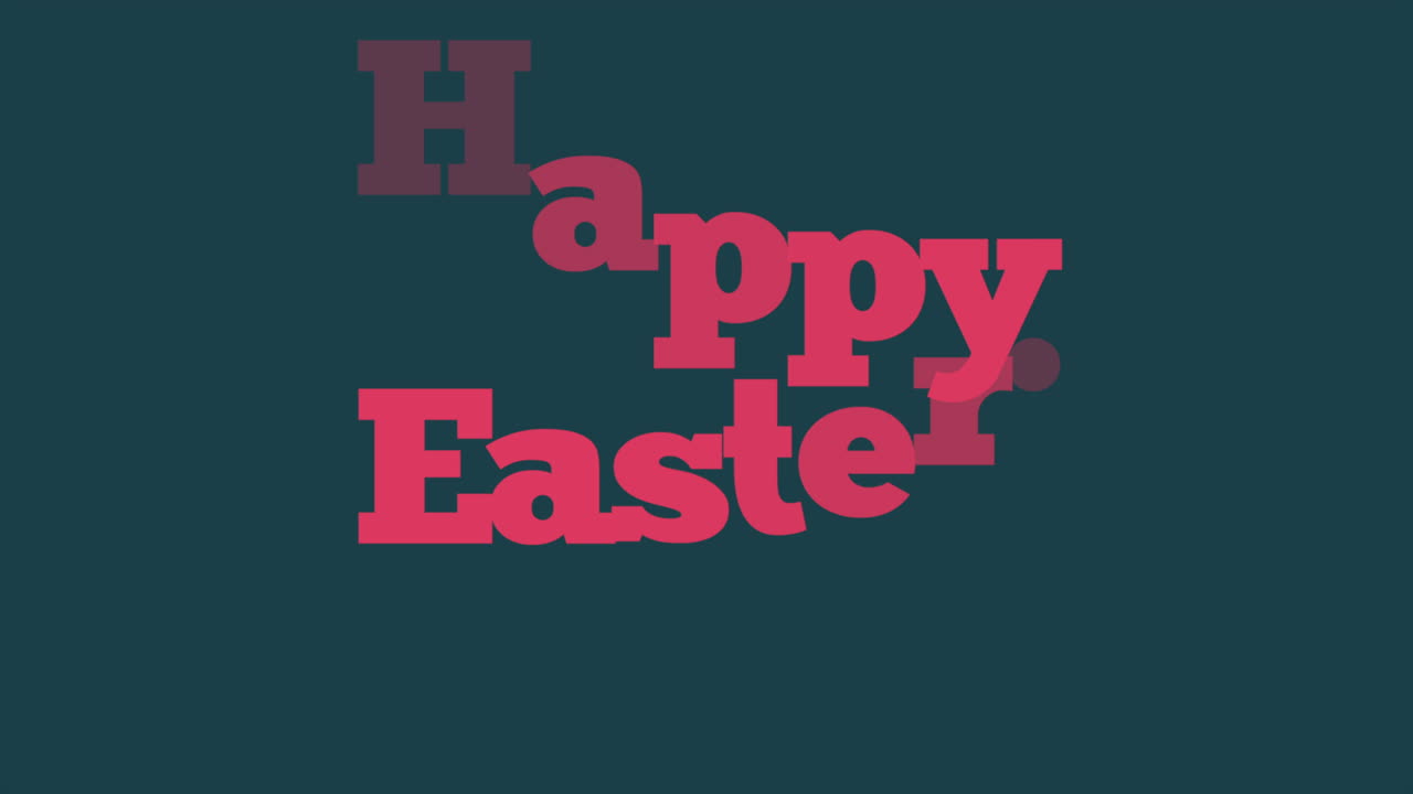 Testo Buona Pasqua su sfumatura blu alla moda