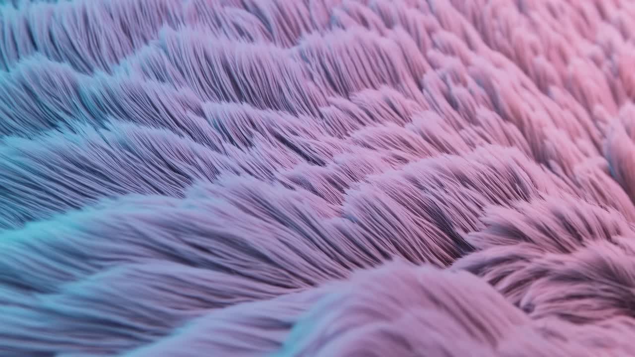 Abstract Fur Texture with Gradient Colors