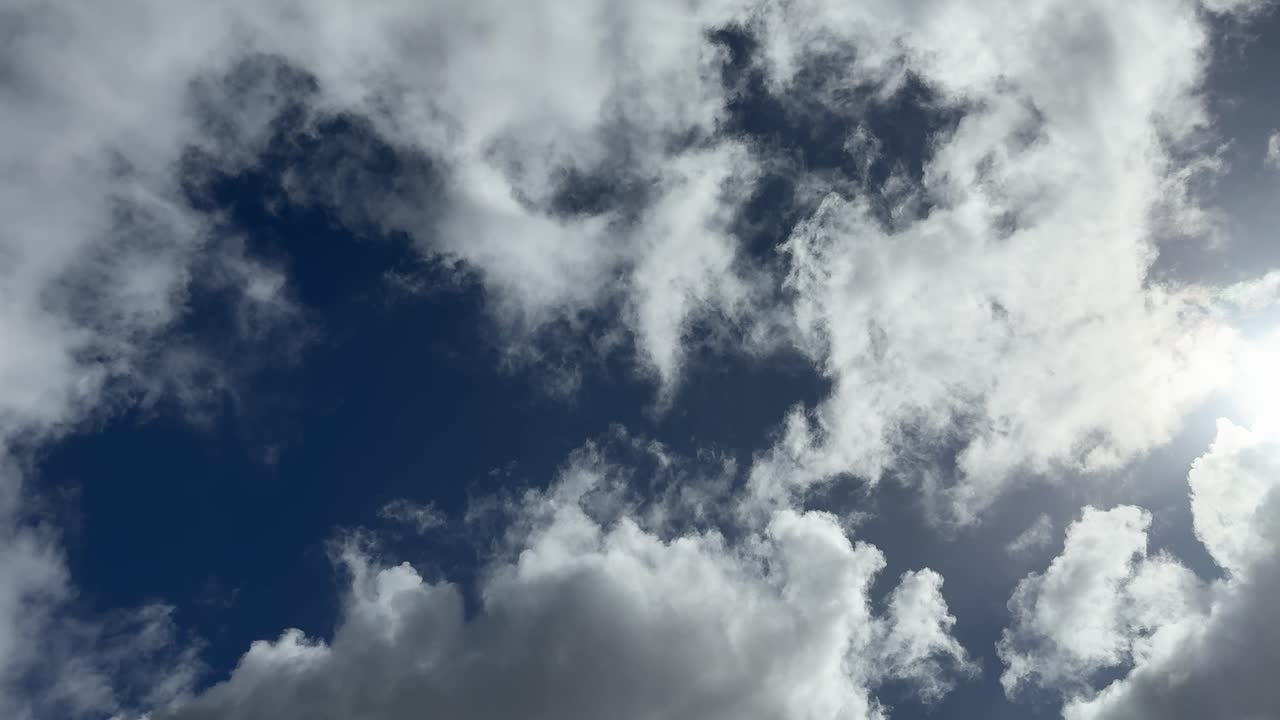 Cloudy sky over Cape Town, South Africa.
