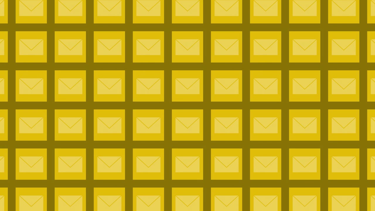 Gold Envelopes Pattern