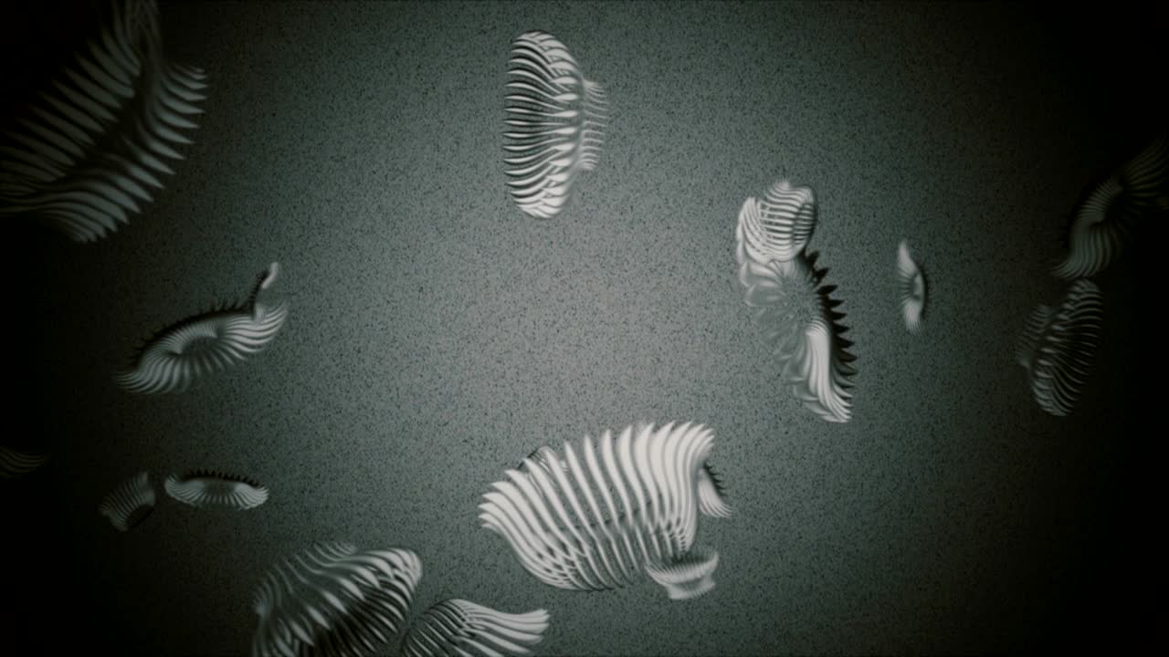 fondo abstracto flotante formas orgánicas pulsantes 8