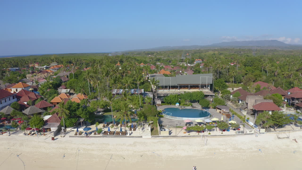 imágenes aéreas de nusa lembogan, la isla más hermosa de bali, indonesia