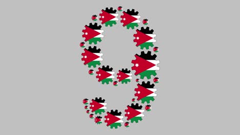 número nueve jordano
