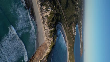 Vista-Aérea-De-La-Playa-Salmon-Y-Blue-Heaven-En-Esperance-Aeria