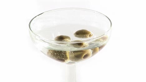 martini con aceitunas