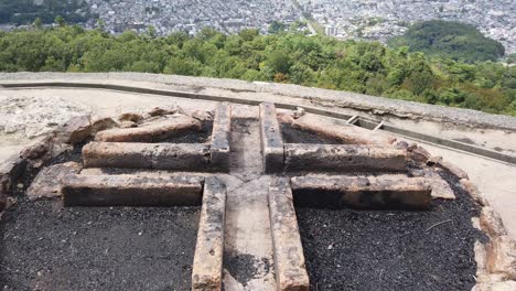 daimonji fuego kanji signo de gozan no okuribi festival de verano en kyoto japón