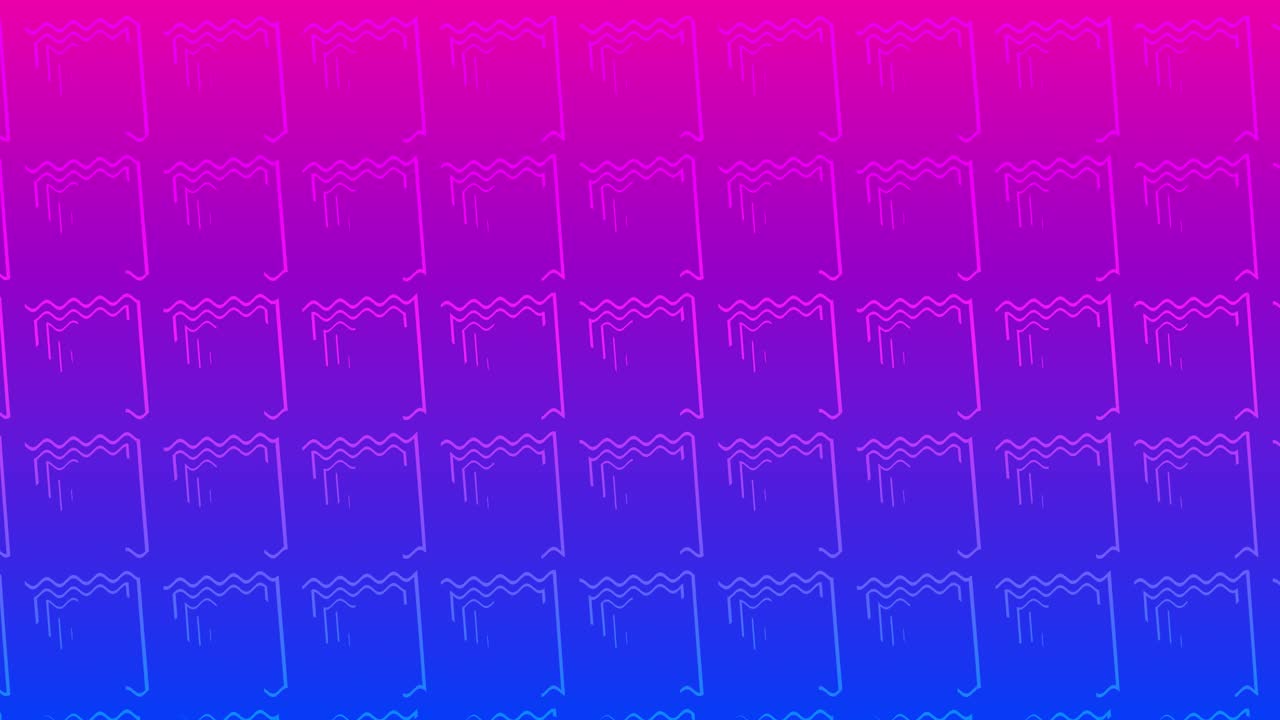 líneas arrugadas ilusión trippy rotación animación gradiente fondo forma giratoria efecto visual 3d gráficos de movimiento abstracto dinámico color digital rosa azul