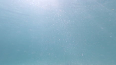rayo de sol bajo el agua