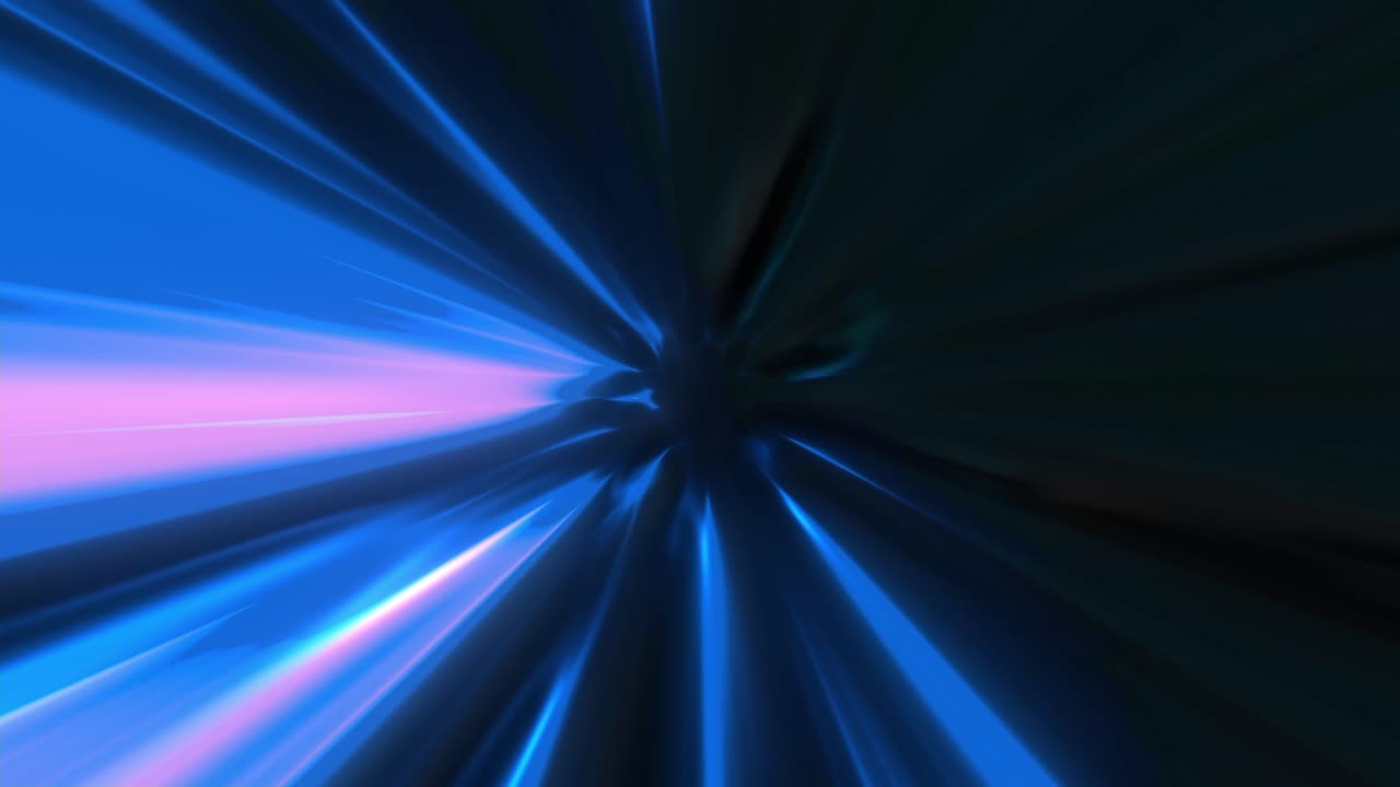Abstract Blue and Purple Light Rays Background