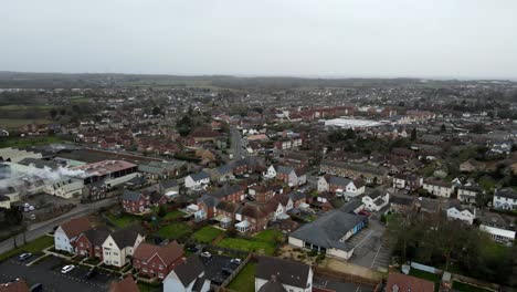 tiptree essex pequeña ciudad reino unido vista aérea