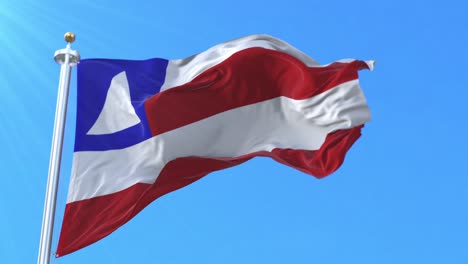 bandera del estado de bahía, brasil.
