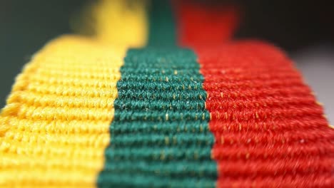 yellow, green and red lithuanian flag ribbon-9