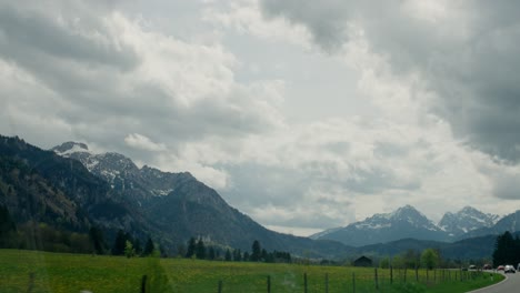 mountain road trip in the bavarian alps