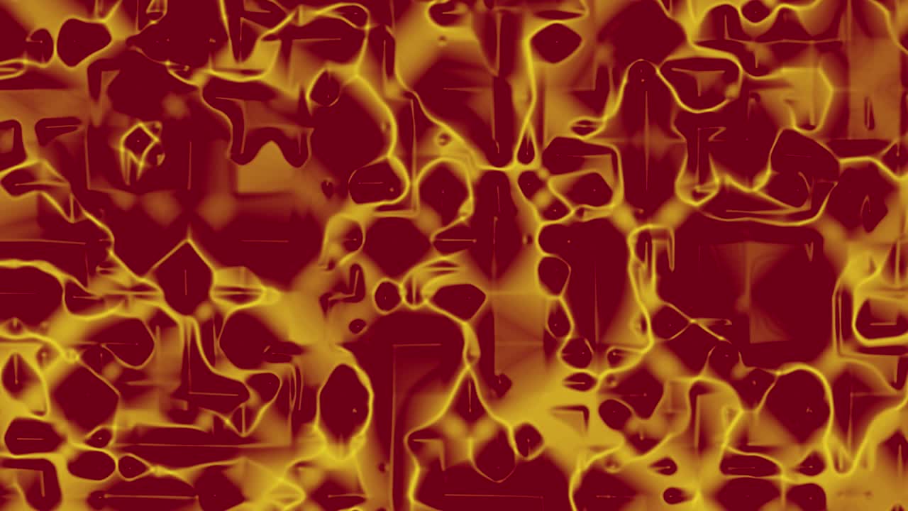 Motivo Fluido Luminoso Astratto Dinamico Rosso e Giallo