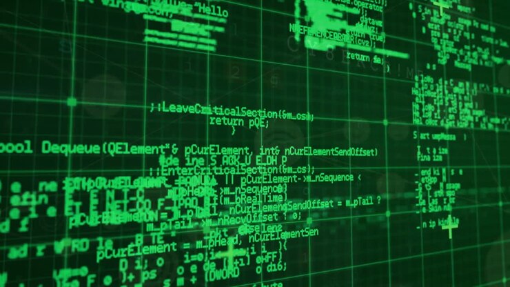 Animation of data processing over grid