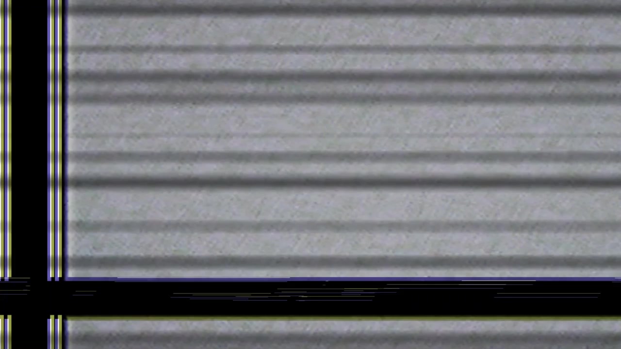 Old TV Screen Static with Glitch Interference