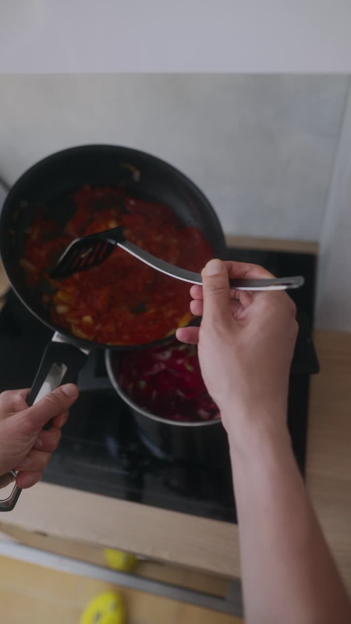 Cooking Red Beet Soup