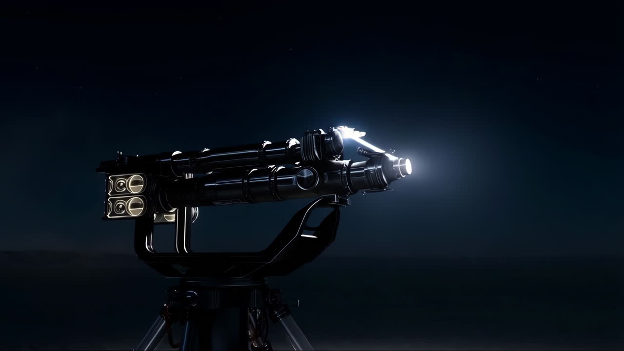 Futuristic Night Observation Weapon System